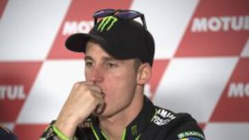 Pol Espargaró, en la rueda de prensa del GP de Argentina.