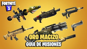 Evento Oro Macizo en Fortnite: guía de misiones y recompensas
