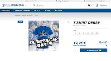 El Schalke ha puesto a la venta la camiseta conmemorativa del 4-4