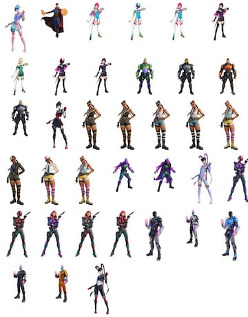 Todos los skins y estilos nuevos del parche 20.00 de Fortnite