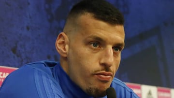 Rueda de prensa de Bruno Perone.