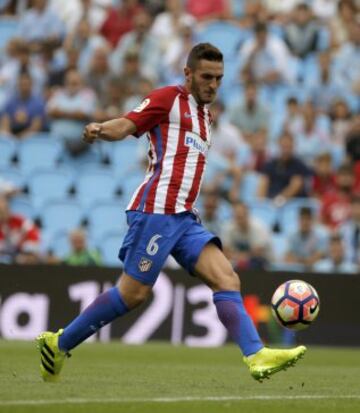 Koke marca el primer gol del Atlético.