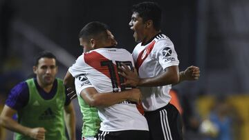 Juan Fernando Quintero anot&oacute; un golazo en el empate 1-1 entre Rosario Central y River Plate