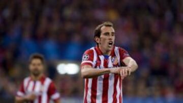 God&iacute;n, durante el partido.