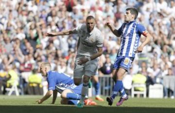 Benzema marca el 1-0.