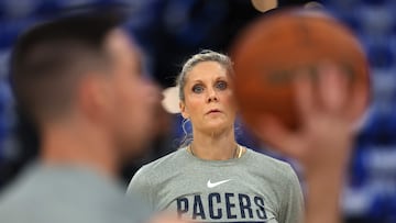 One of the Indiana Pacers' lead assistants has been quietly working behind the scenes to construct creative plays that blend football and basketball.