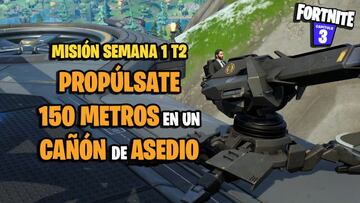 ¿Dónde hay Cañones de Asedio en Fortnite? Ubicaciones y mapa