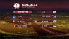 Clasificados de la Europa League.