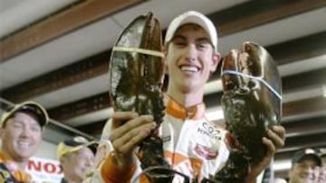 RÉCORD. En su vigésima participación en una carrera de la NASCAR Sprint Series, Lugano consiguió su primer triunfo.