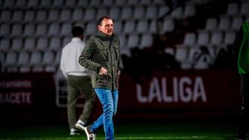 Alberto González: “Fuera de casa nos está costando, tenemos que sacar la versión del Belmonte”