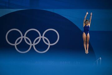 Valeria Antolino ha conseguido clasificarse para las semifinales del torneo olímpico de saltos de trampolín de tres metros. 

