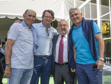 Pirri, Santiago De la Rocha, Alfredo Relaño (Director de Diario As) y Santillana.