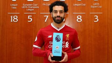 Liverpool's Salah first to Premier League Player of the Month treble