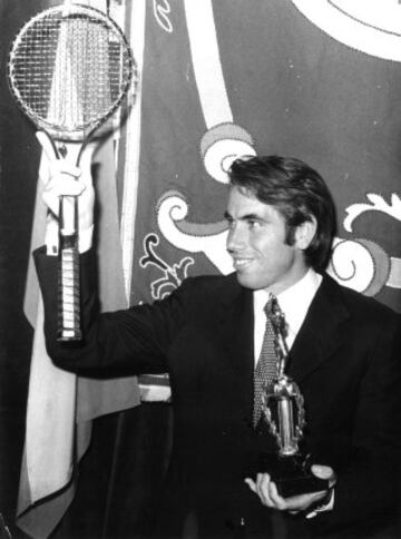 Manolo Santana el d¨ªa de su homenaje