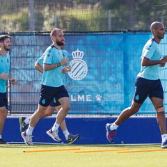 El Espanyol inicia la semana todavía en grupos de diez jugadores