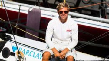 Joan Fullana a bordo de Provezza.