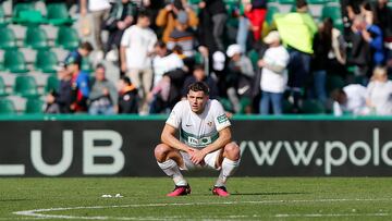 Lucas Boy¨¦. tras la derrota del Elche ante el Espanyol.