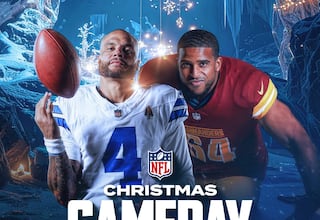 ¿Cómo y dónde ver el juego Cowboys - Commanders de Navidad, Semana 17 de NFL en Estados Unidos?