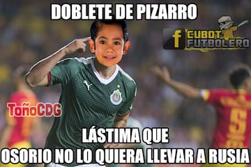 Los 25 mejores memes que aplauden a Chivas y Pizarro