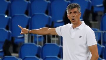 Imanol: "No me lleva a ninguna parte enfadarme por decisiones arbitrables; prefiero no hablar..."