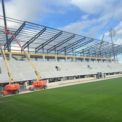 Las obras avanzan para el regreso al estadio de Anduva en enero