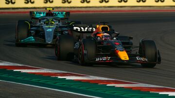 Verstappen, por delante de Hamilton en Austin.