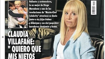 Bronca de Dalma Maradona por la tapa de Revista Caras con una supuesta nota a Claudia Villafañe