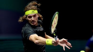 Stefanos Tsitsipas, en el torneo de R&oacute;terdam.