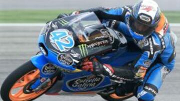 El piloto español Alex Rins, pole en Moto3.