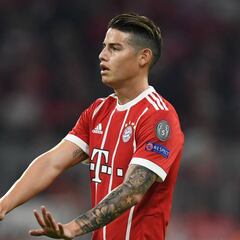 James, en lista del Bayern para pretemporada en Doha