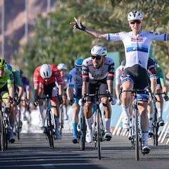 Sebastián Molano, segundo en la etapa 1 del Tour AlUla 2025