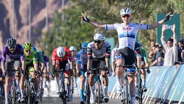 Sebastián Molano, segundo en la etapa 1 del Tour AlUla 2025