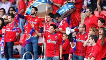 Aficionados del Numancia.