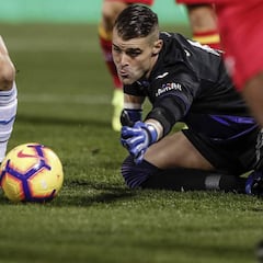 Cuéllar y sus ‘milagros’ lo elevan a los altares del Leganés