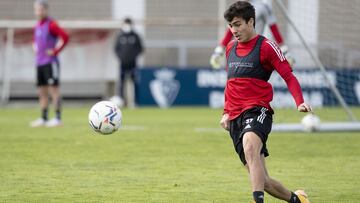 Entrenamiento de Osasuna en Tajonar