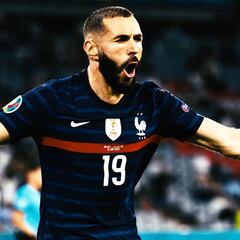 Tiran con dardo contra Benzema: el gafe que le persigue en la Eurocopa