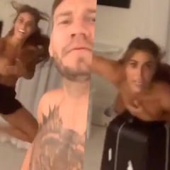 Nicklas Bendtner la vuelve a liar mostrando a su novia en topless y luego lo borra