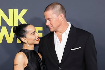 Zoë Kravitz junto a Channing Tatum. REUTERS/Mario Anzuoni