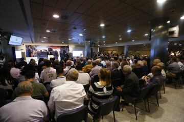 El palco de honor del Santiago Bernabéu.