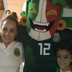 El color de la afición en el México vs Chile