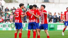 07/04/24 PARTIDO PRIMERA FEDERACION GRUPO 2 ATLETICO SANLUQUEÑO - ATLETICO DE MADRID B 0-1 GOL DE EL JEBARI FILIAL  ALEGRIA 