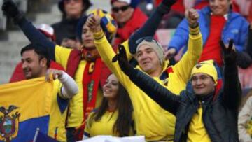 Aficionados de Ecuador asisten a apoyar en Toronto