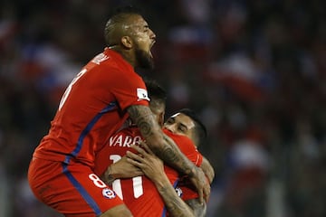 Chile - Ecuador, en imágenes