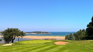 Imagen del campo del Real Golf de Pedreña.