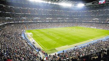 Estadio Santiago Bernabéu.