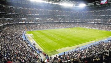 Estadio Santiago Bernab&eacute;u. 