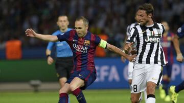 Marchisio: "Iniesta es el Federer del f迆tbol, es inexplicable que no tenga un Bal車n de Oro"