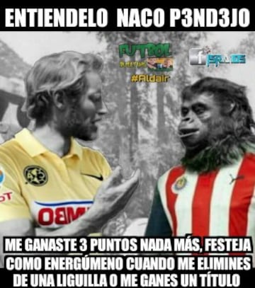 Chivas se llevó el Clásico y América no se salva de los memes
