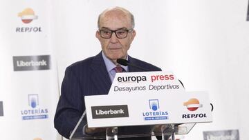 27/02/2019 El director Ejecutivo (CEO) de Dorna Sports, Carmelo Ezpeleta, interviene en un Desayuno Deportivo de Europa Press.
 
 DEPORTES 
 Eduardo Parra - Europa Press