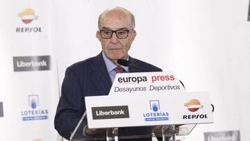 27/02/2019 El director Ejecutivo (CEO) de Dorna Sports, Carmelo Ezpeleta, interviene en un Desayuno Deportivo de Europa Press.
DEPORTES
Eduardo Parra - Europa Press